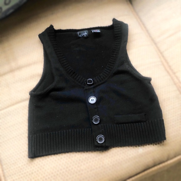 Kersh button up sweater vest (gently used) - Picture 1 of 2